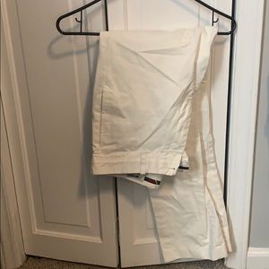 J Crew White Chino Pants